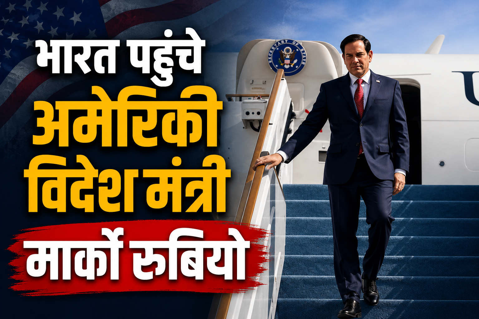 भारत पहुंचे अमेरिकी विदेश मंत्री मार्को रुबियो, QUAD से ट्रेड तक कई बड़े मुद्दों पर होगी अहम बातचीत