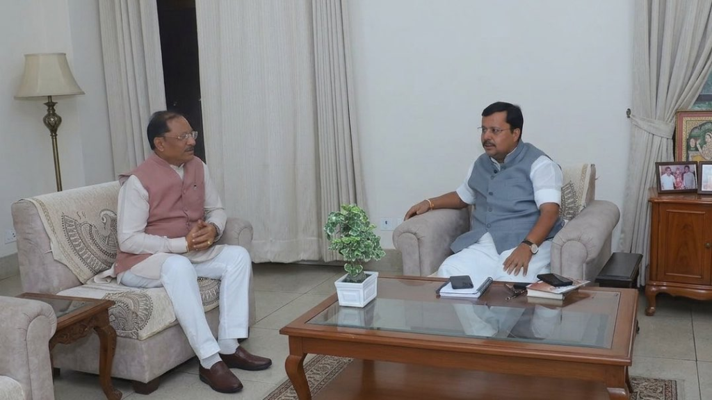 दिल्ली में सीएम साय की भाजपा अध्यक्ष नितिन नवीन से अहम मुलाकात, छत्तीसगढ़ के विकास और संगठन पर हुई बड़ी चर्चा