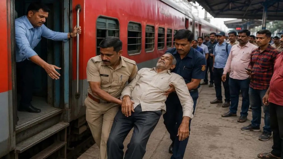नर्मदा एक्सप्रेस में सफर के दौरान बुजुर्ग यात्री की मौत, उज्जैन-अनूपपुर के बीच बिगड़ी तबीयत… रेलवे पुलिस जांच में जुटी