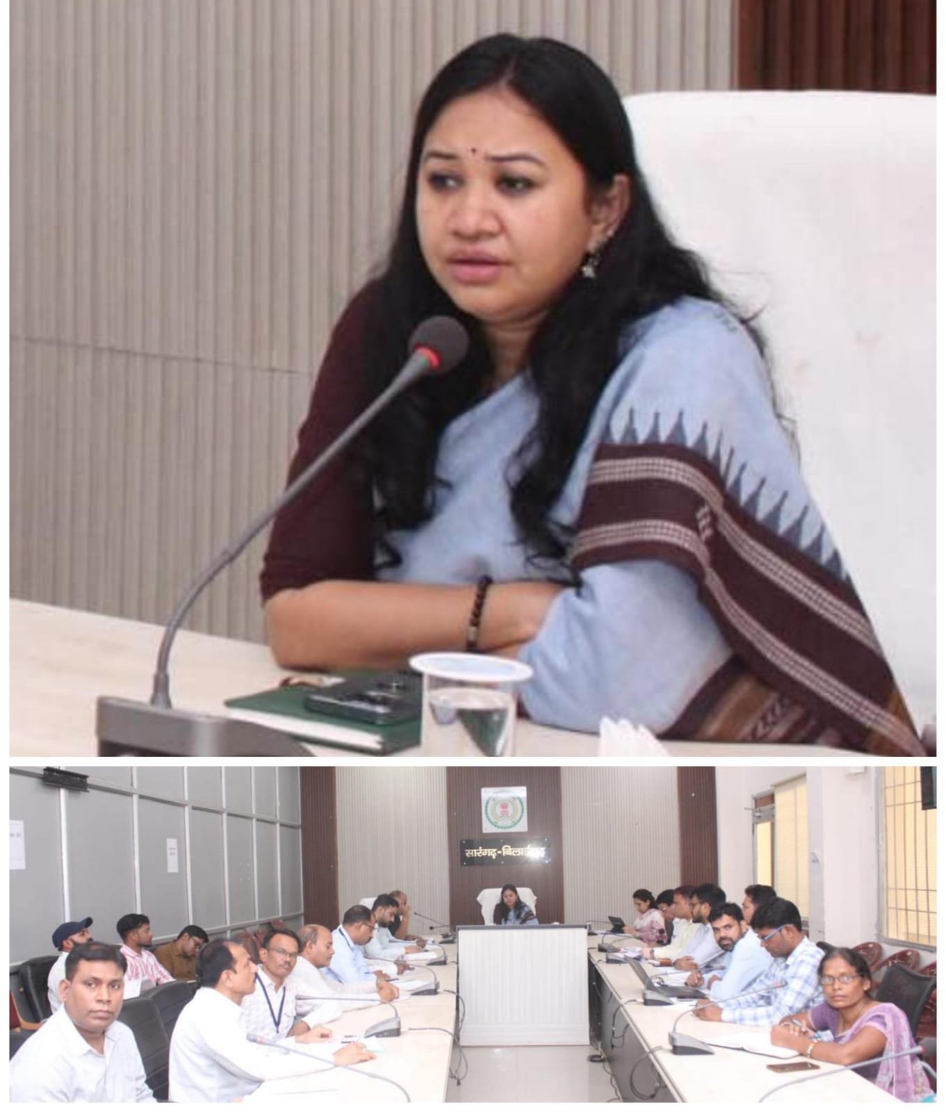 कलेक्टर पद्मिनी भोई साहू ने की स्वास्थ्य सेवाओं की समीक्षा