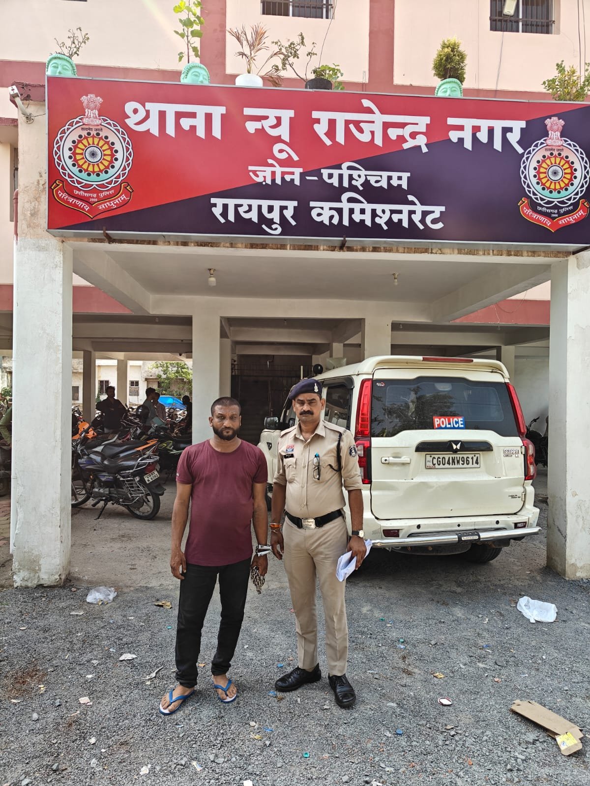 वाहन चोरी की 02 घटनाओ को अंजाम देने वाला आरोपी पवन बाग गिरफ्तार
