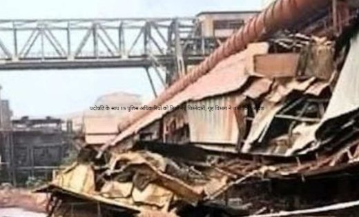 भिलाई स्टील प्लांट में बड़ा हादसा, 50 फीट नीचे गिरा ओवर ब्रिज क्रेन का केबिन, ऑपरेटर गंभीर