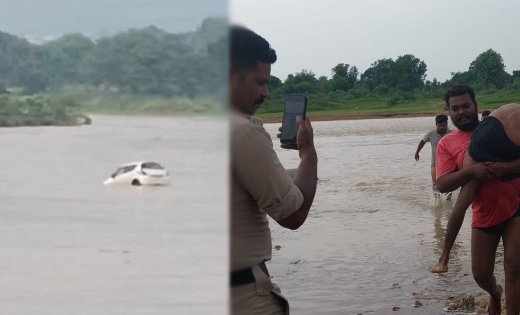 बारिश बनी आफत, कहीं तेज बहाव में समाई कार तो कहीं नदी ने उगला युवक का शव