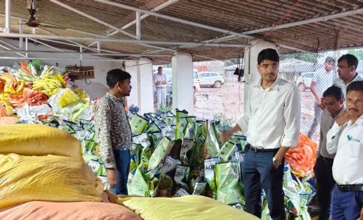 कृषि सामग्री के अवैध कारोबार पर बड़ी कार्रवाई, गोदाम से भारी मात्रा में सामान जब्त, परिसर सील
