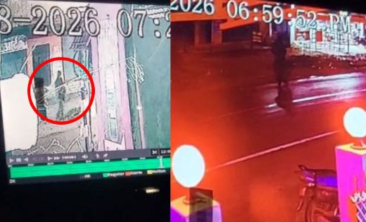 रेनकोट और नकाब पहनकर घर में घुसा बदमाश, महिला पर किया हमला, CCTV में कैद हुई पूरी वारदात