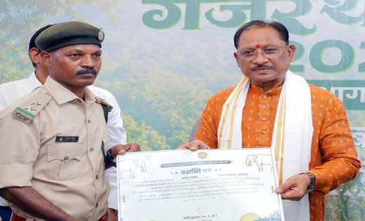 मानव-हाथी सह-अस्तित्व की दिशा में जशपुर की अभिनव पहल गजरथ यात्रा को मिली नई पहचान
