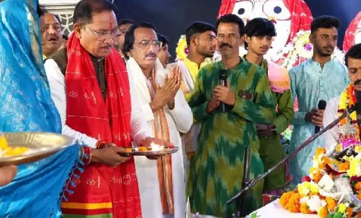 जगन्नाथ धाम पहुंचे CM विष्णु देव साय, श्रीमद् भागवत कथा में हुए शामिल; बोले- आध्यात्मिक शांति का मिला अनुभव