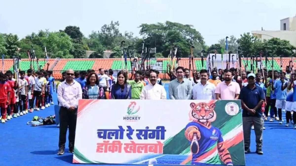 छत्तीसगढ़ हॉकी लीग : चयन ट्रायल के पहले दिन 223 खिलाड़ी उतरे मैदान पर