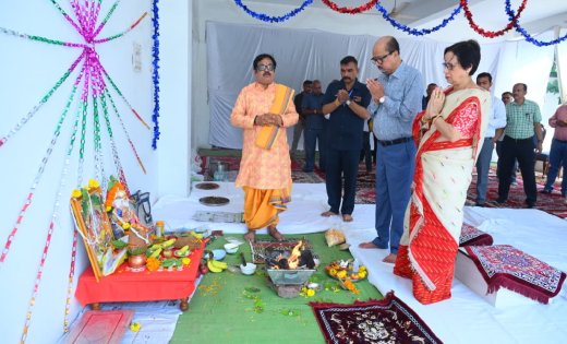 रायपुर : लोकभवन में मनाया गया विश्वकर्मा जयंती