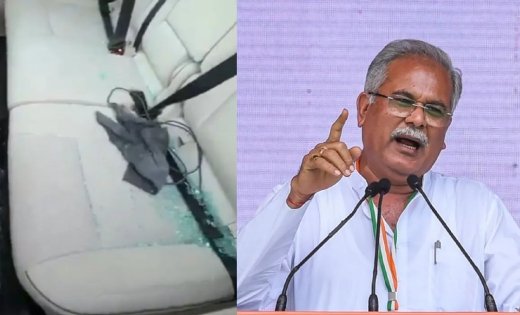 असम में भूपेश बघेल और गौरव गोगोई के काफिले पर पथराव, गाड़ियों के टूटे शीशे; उपचुनाव से पहले गरमाया माहौल