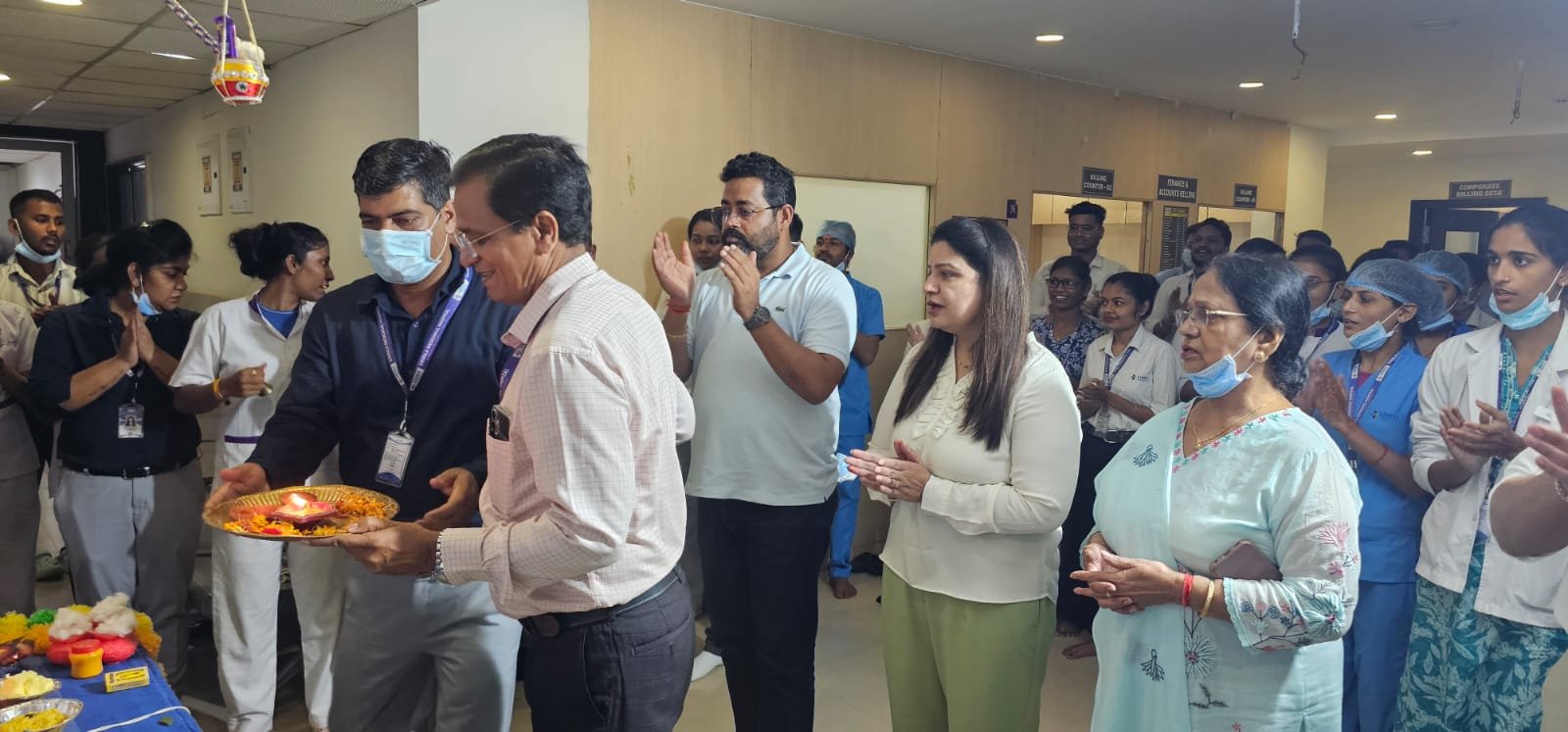 भाटागांव स्थित उर्मिला मेमोरियल हॉस्पिटल में धूमधाम से मनाया गया श्रीकृष्ण जन्मोत्सव, भक्ति के साथ दिया स्वस्थ रहने का संदेश