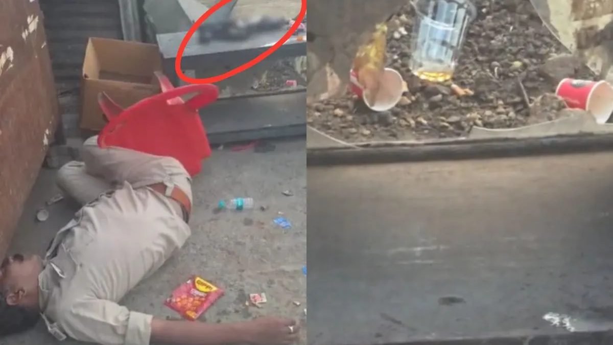 अंबिकापुर बस स्टैंड पर नशे में मिले दो पुलिसकर्मी, पास में लावारिस पड़ी थी सरकारी INSAS राइफल