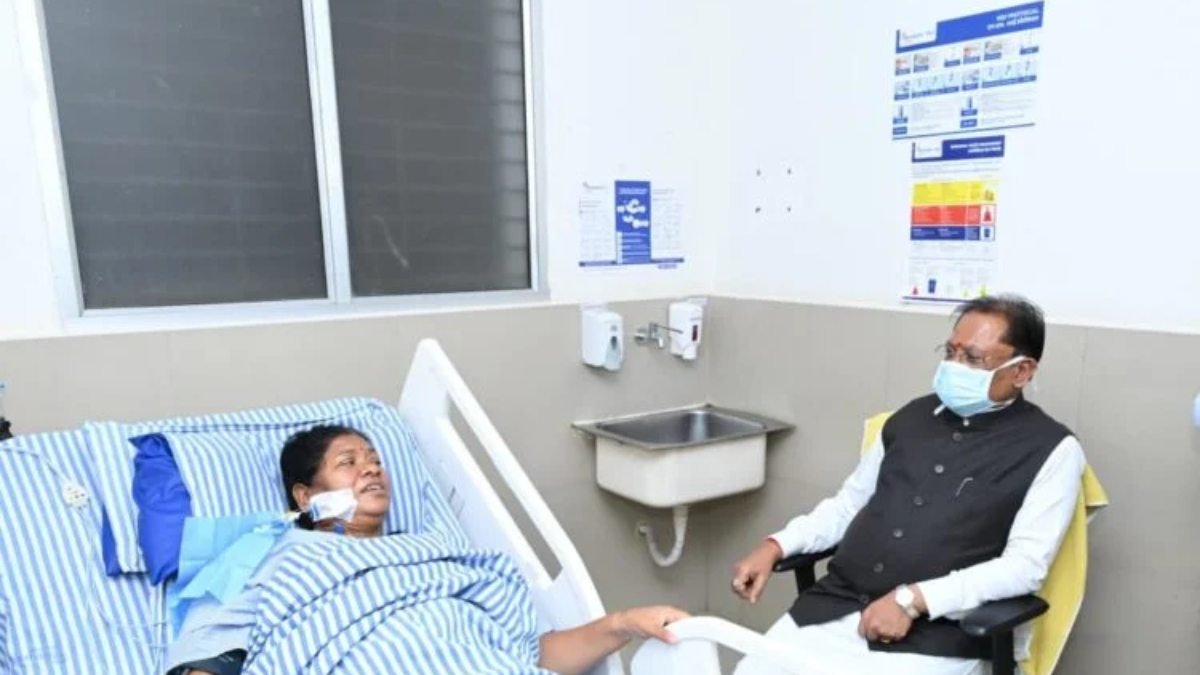 मुख्यमंत्री विष्णुदेव साय ने विधायक रायमुनी भगत का जाना कुशलक्षेम : शीघ्र स्वास्थ्य लाभ की कामना की