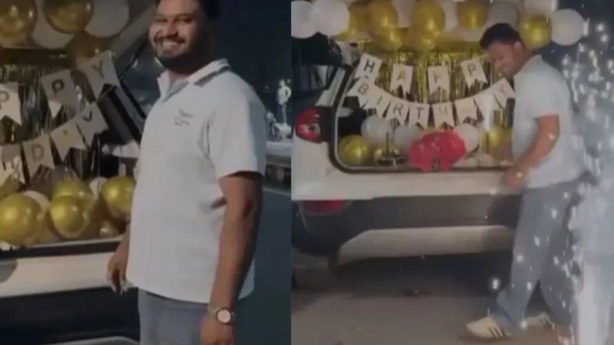 नायब तहसीलदार की बर्थडे पार्टी का वीडियो वायरल, सड़क पर आतिशबाजी को लेकर विवाद