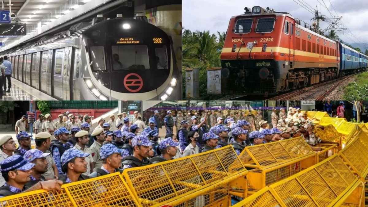 CJP के प्रदर्शन से दिल्ली में परिवहन और स्कूलों पर असर, 45 मेट्रो स्टेशन बंद रखने का फैसला, जानें कहां-कहां लगी पाबंदी
